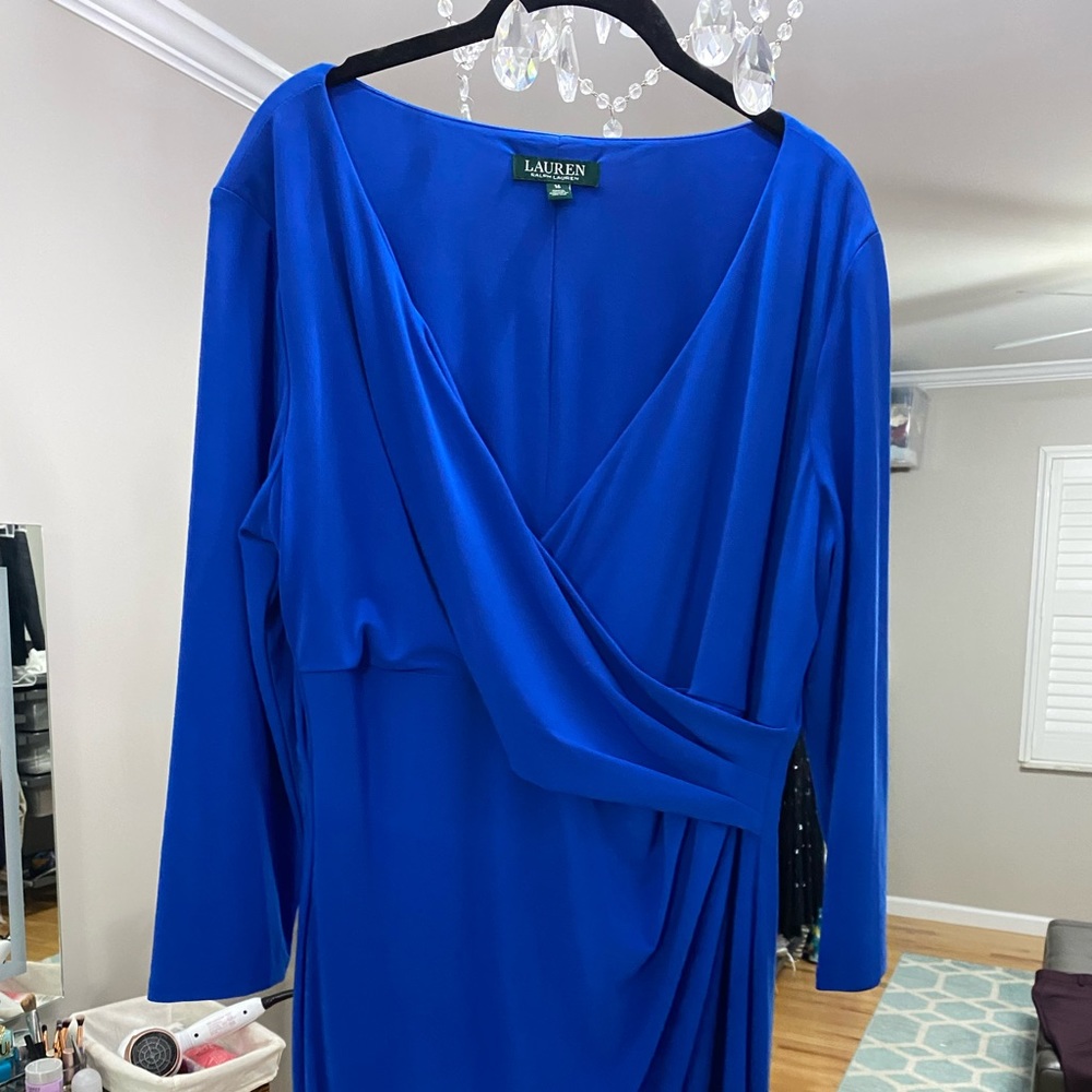 Royal Blue Midi Dress